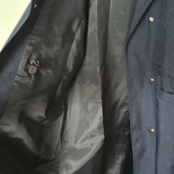 Vintage Via Veneto Trench/Rain Coat, Size 7/8 - Picture 9 of 11